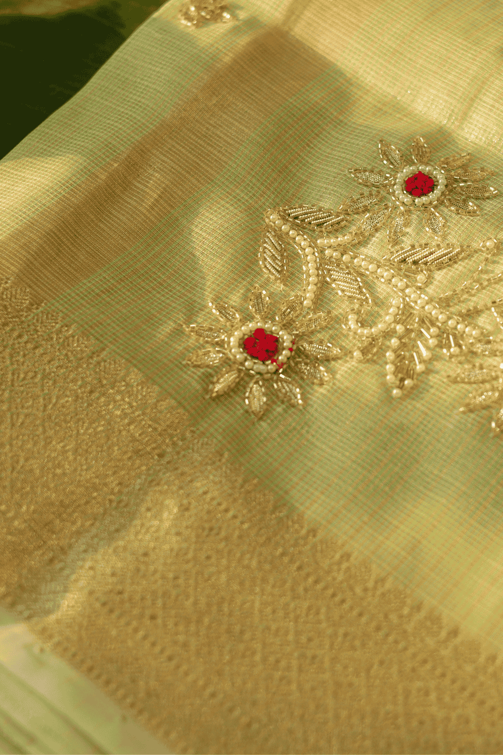 Kora Kismat (Parrot, Zardosi Work)