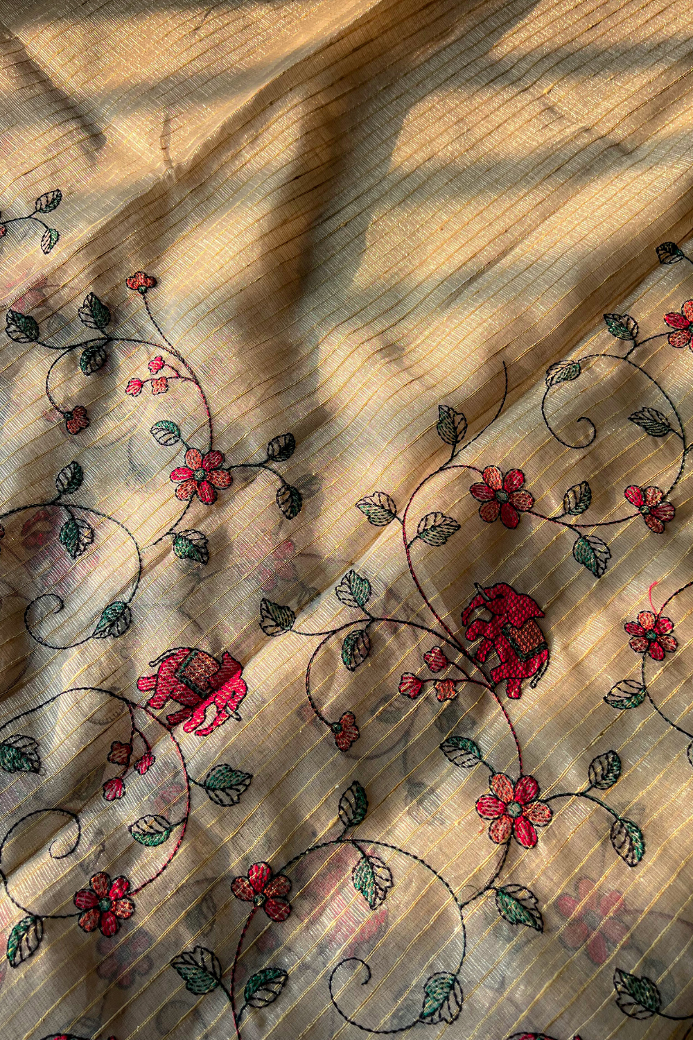 Kora Kriti (Elephant Embroidery)