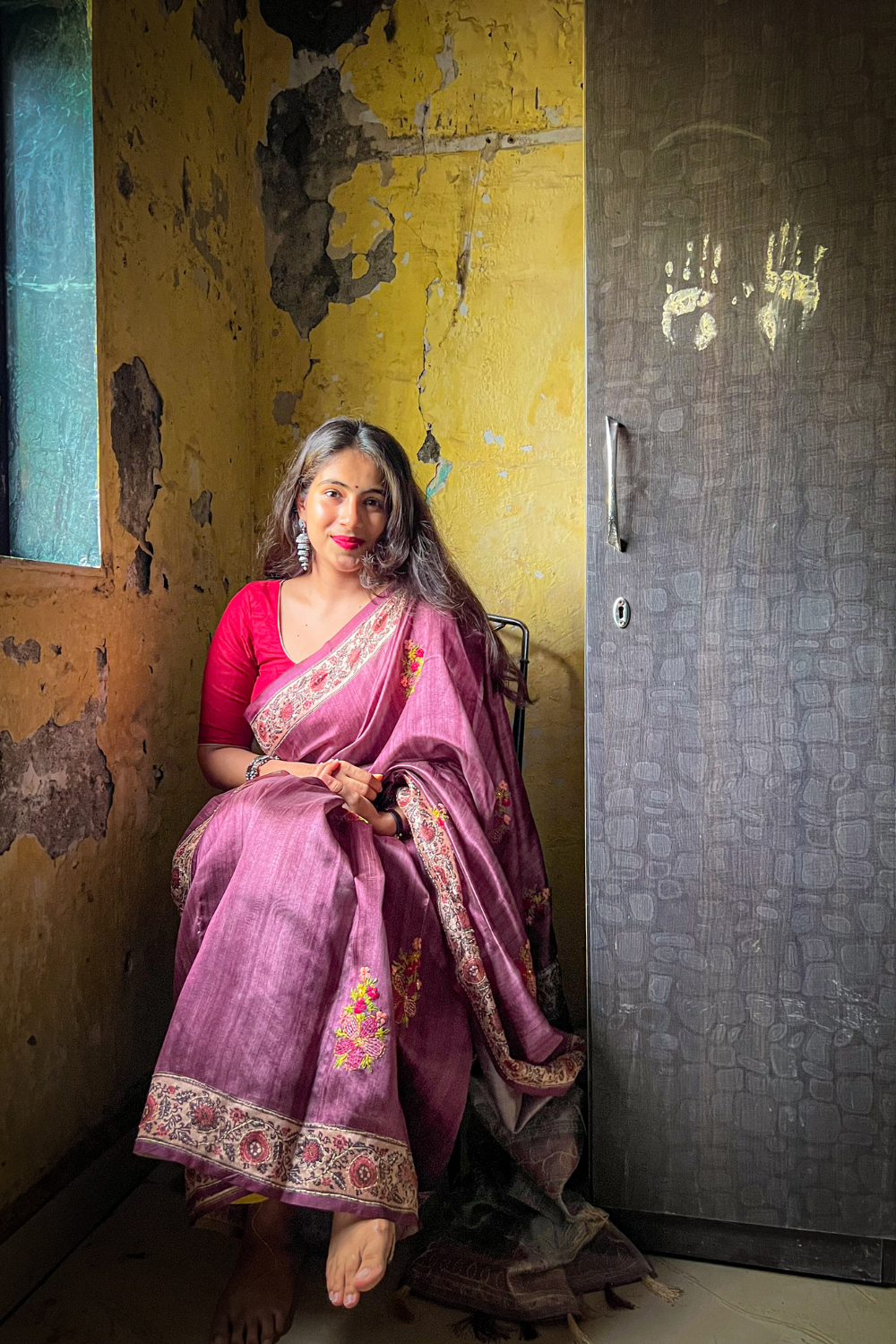 Meher (Purplish-Maroon)