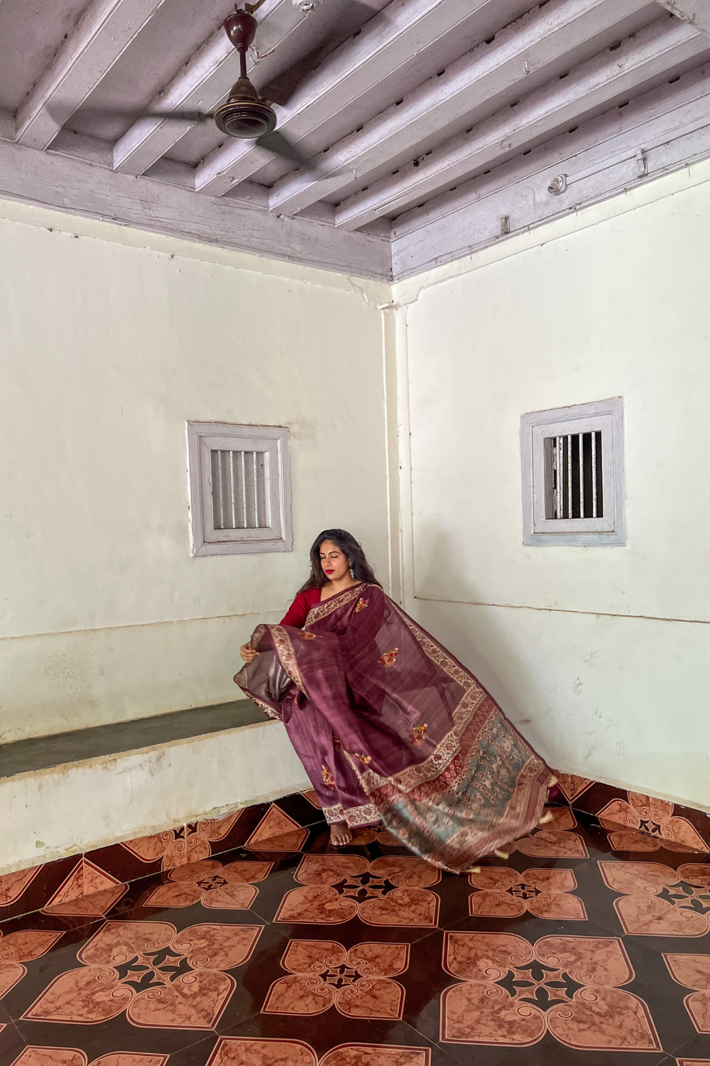 Meher (Purplish-Maroon)