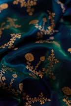 Sapphire Splendor (Pure Banarasi Silk)