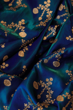 Sapphire Splendor (Pure Banarasi Silk)