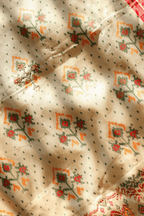 Gaja Gamini (Red & White Patola)