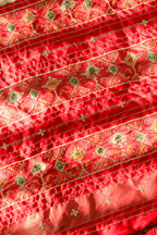 Gaja Gamini (Red & White Patola)