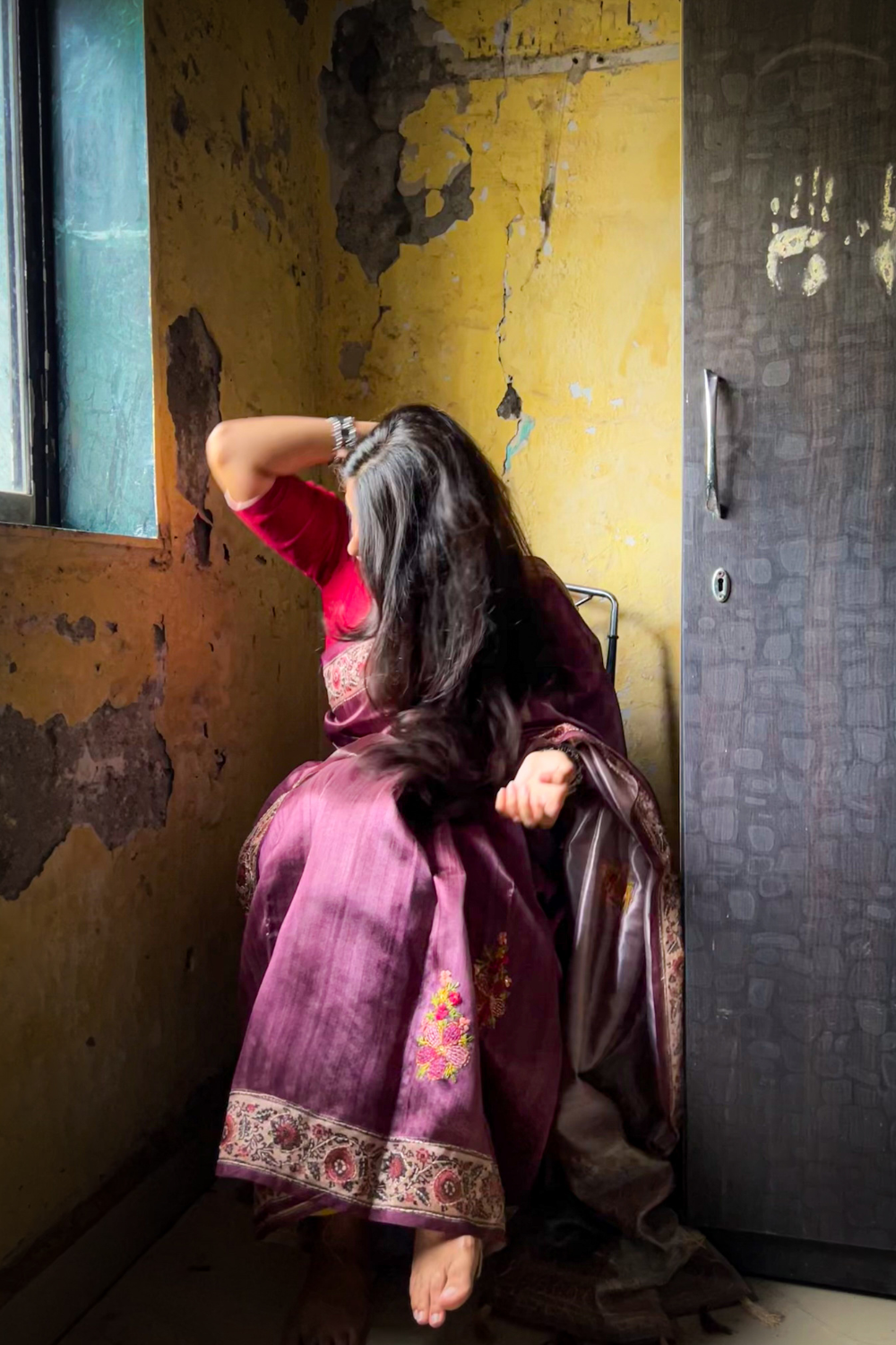 Meher (Purplish-Maroon)