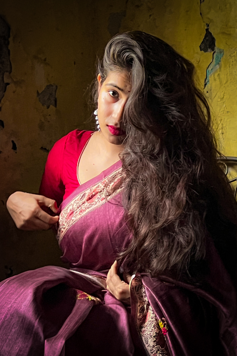 Meher (Purplish-Maroon)