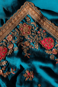 Silken Touch (Blue, Butter Crepe Silk)